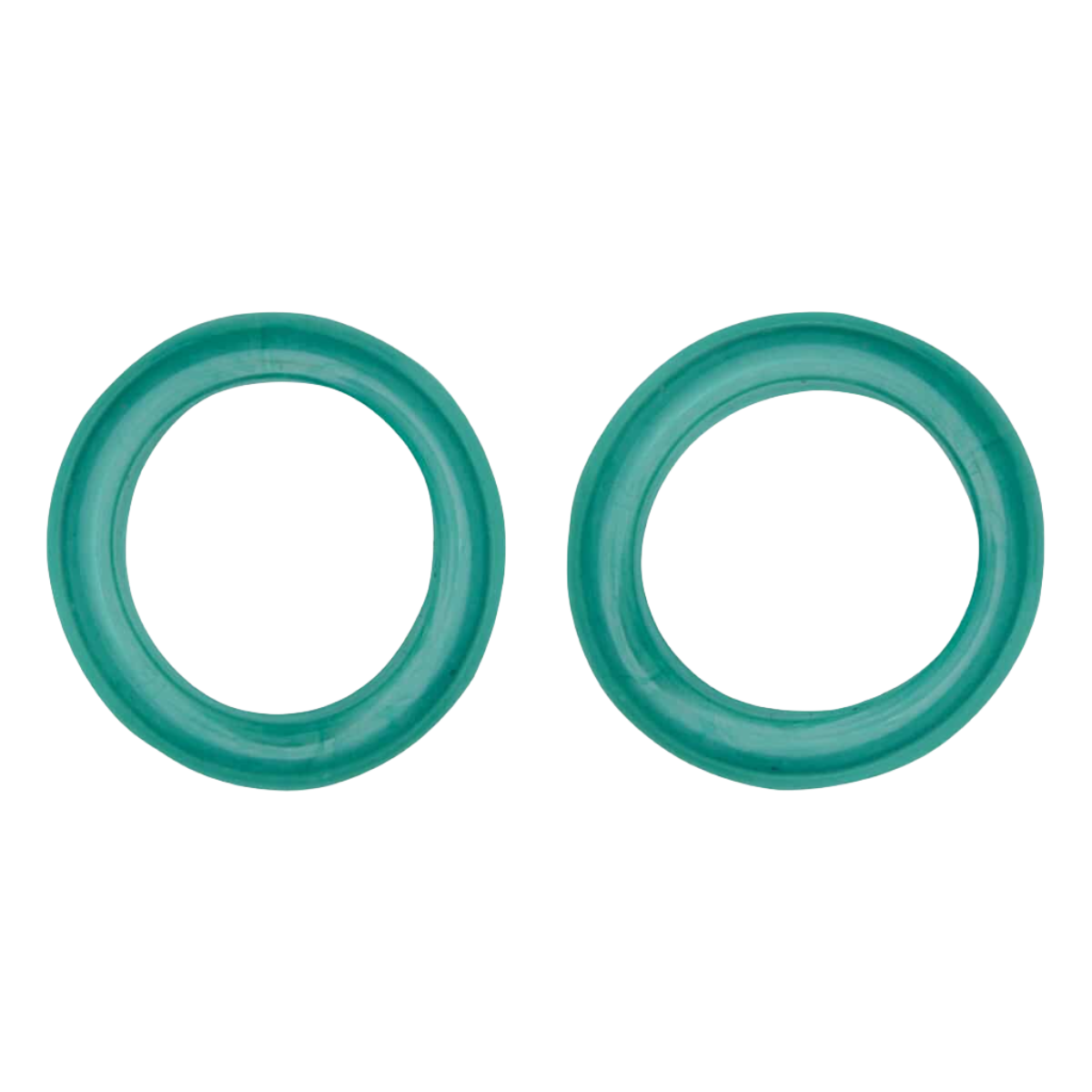 Pack of 2 Premium Scissor Finger Ring Inserts in Green by PetStore.Direct