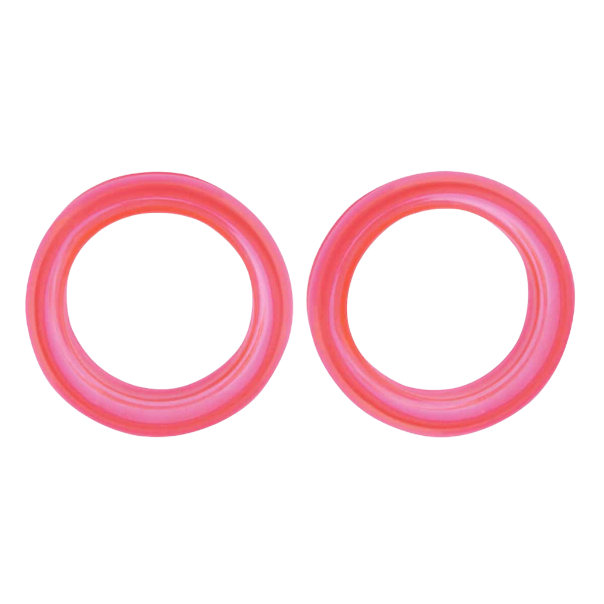 Pack of 2 Premium Scissor Finger Ring Inserts in Pink by PetStore.Direct