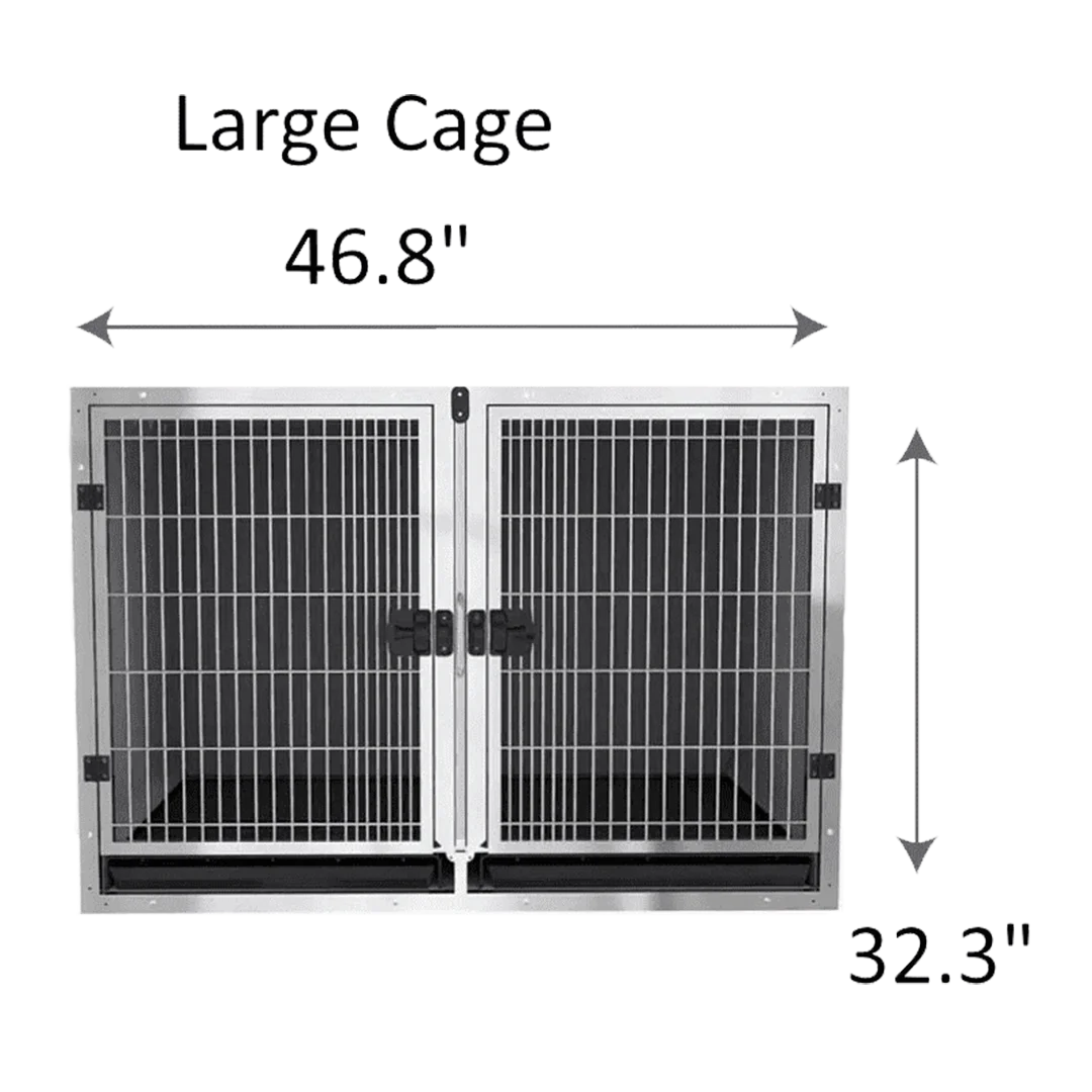 Stainless Steel Cage Banks by PetStore.Direct