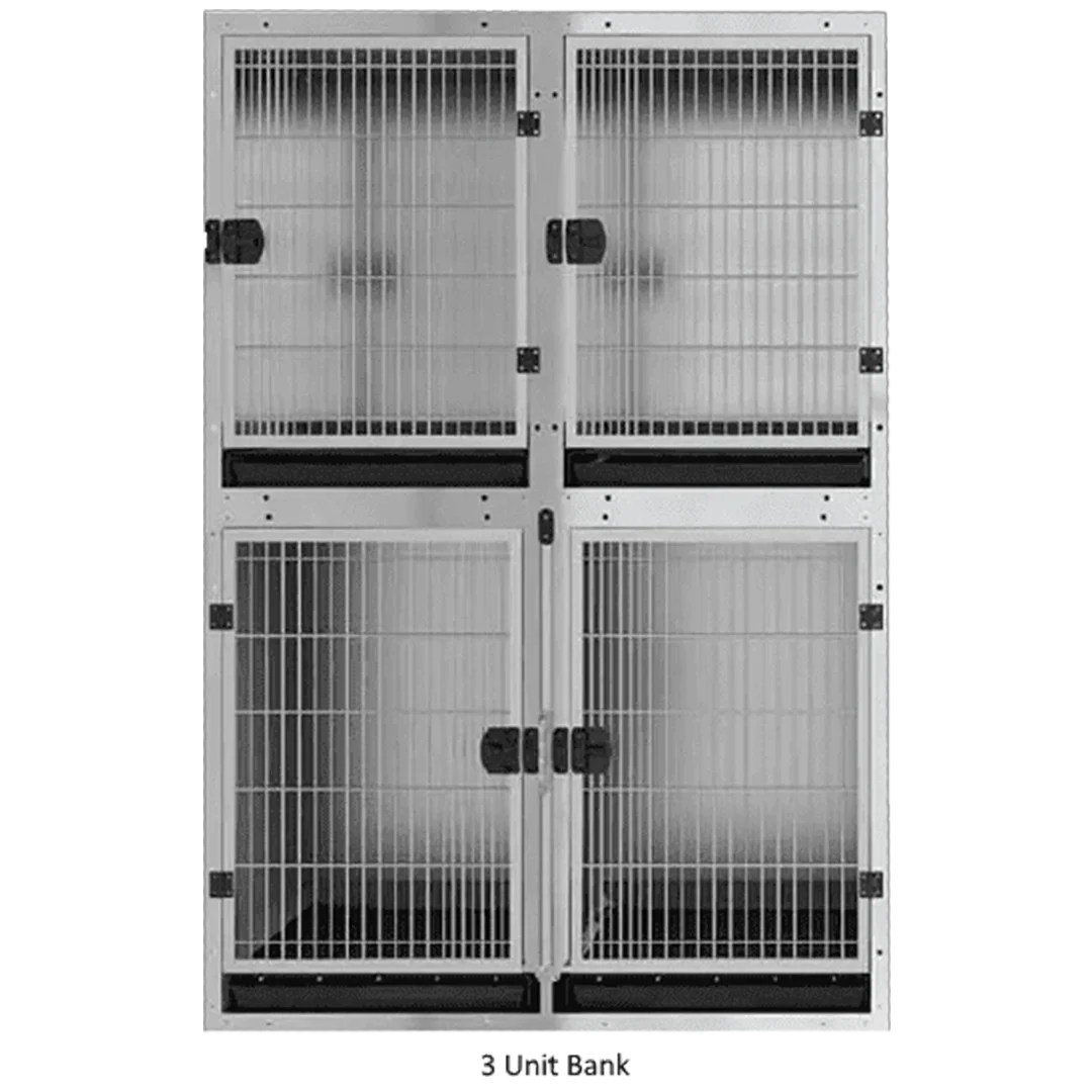 Stainless Steel Cage Banks by PetStore.Direct