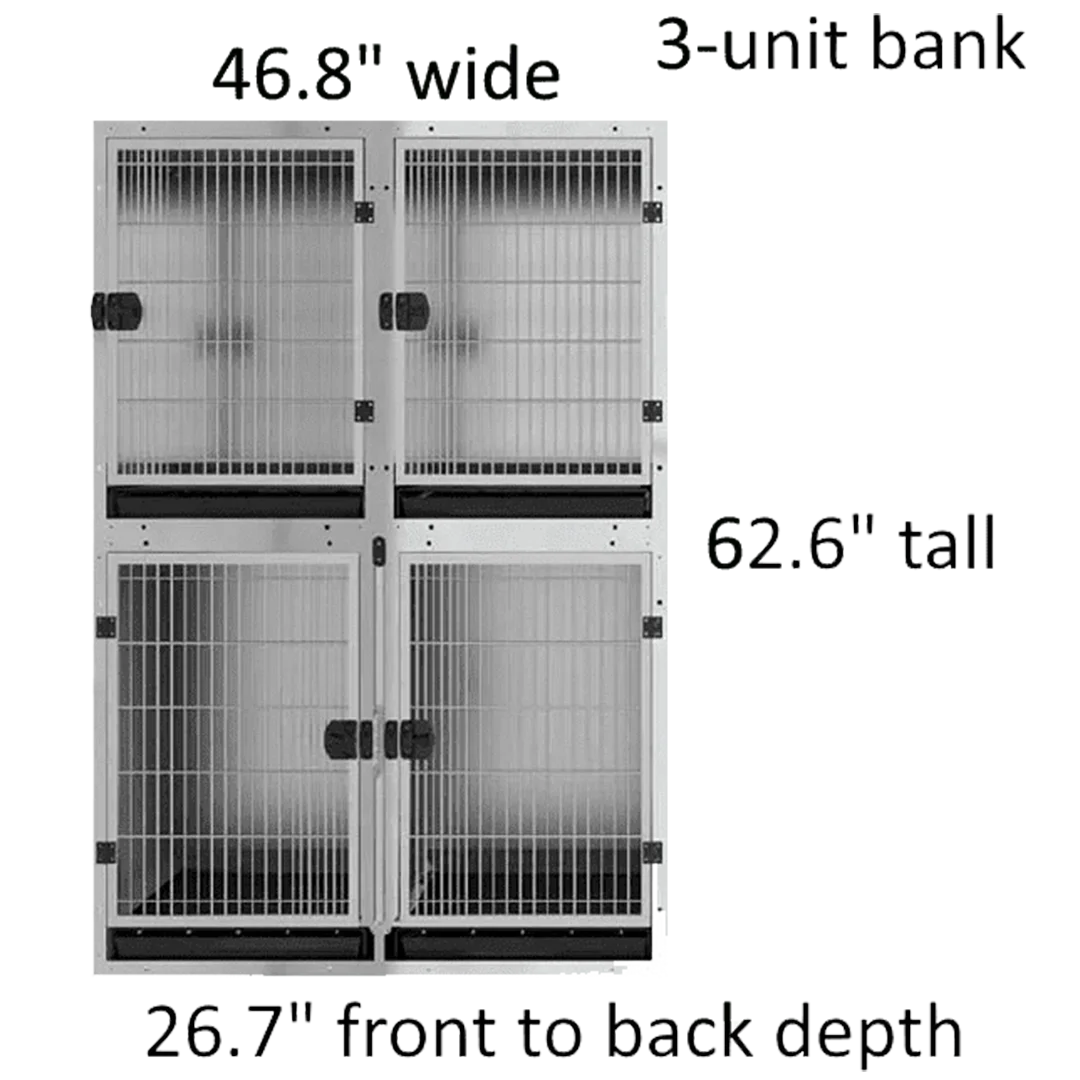 Stainless Steel Cage Banks by PetStore.Direct