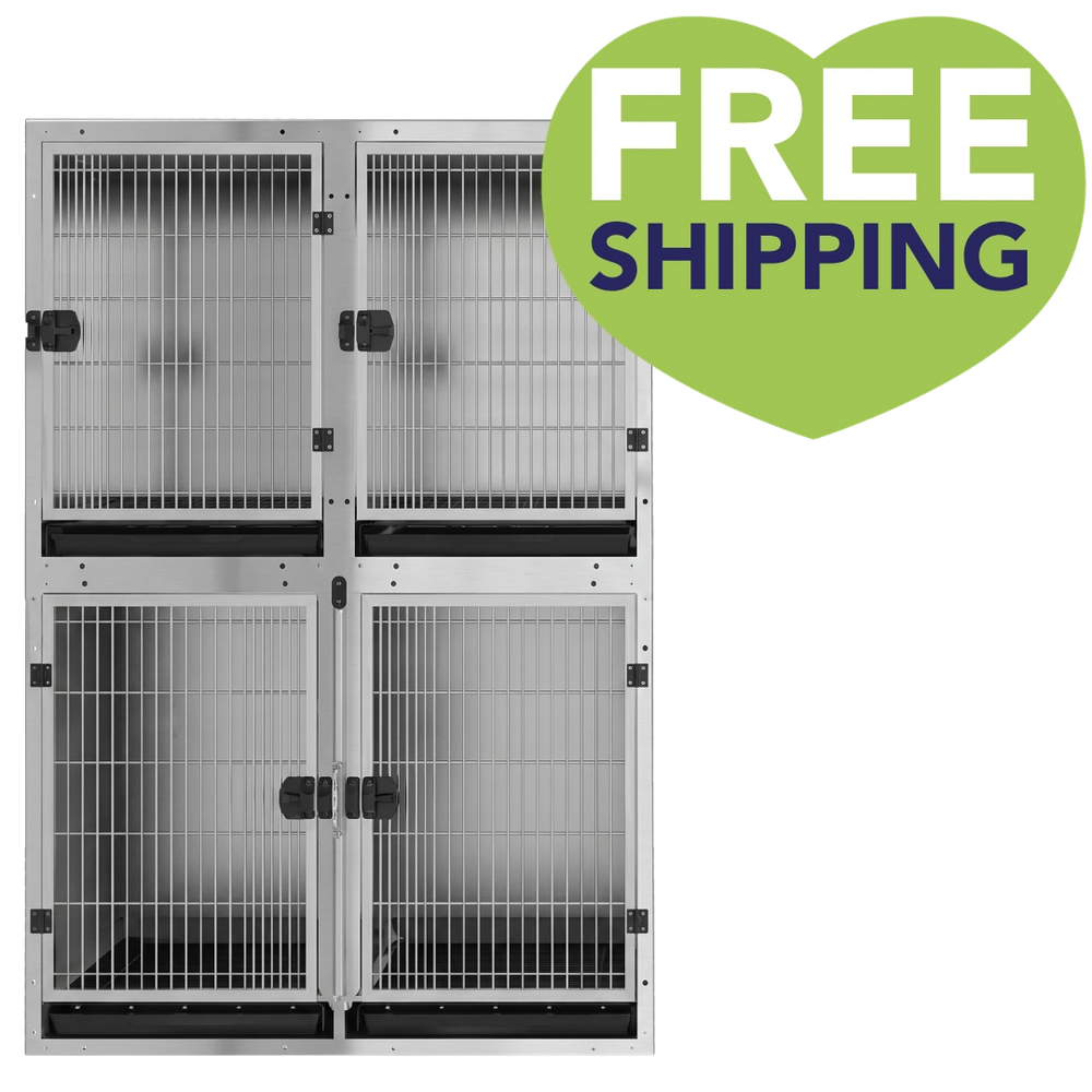 petstore-direct-stainless-steel-cage-banks-for-dog-grooming