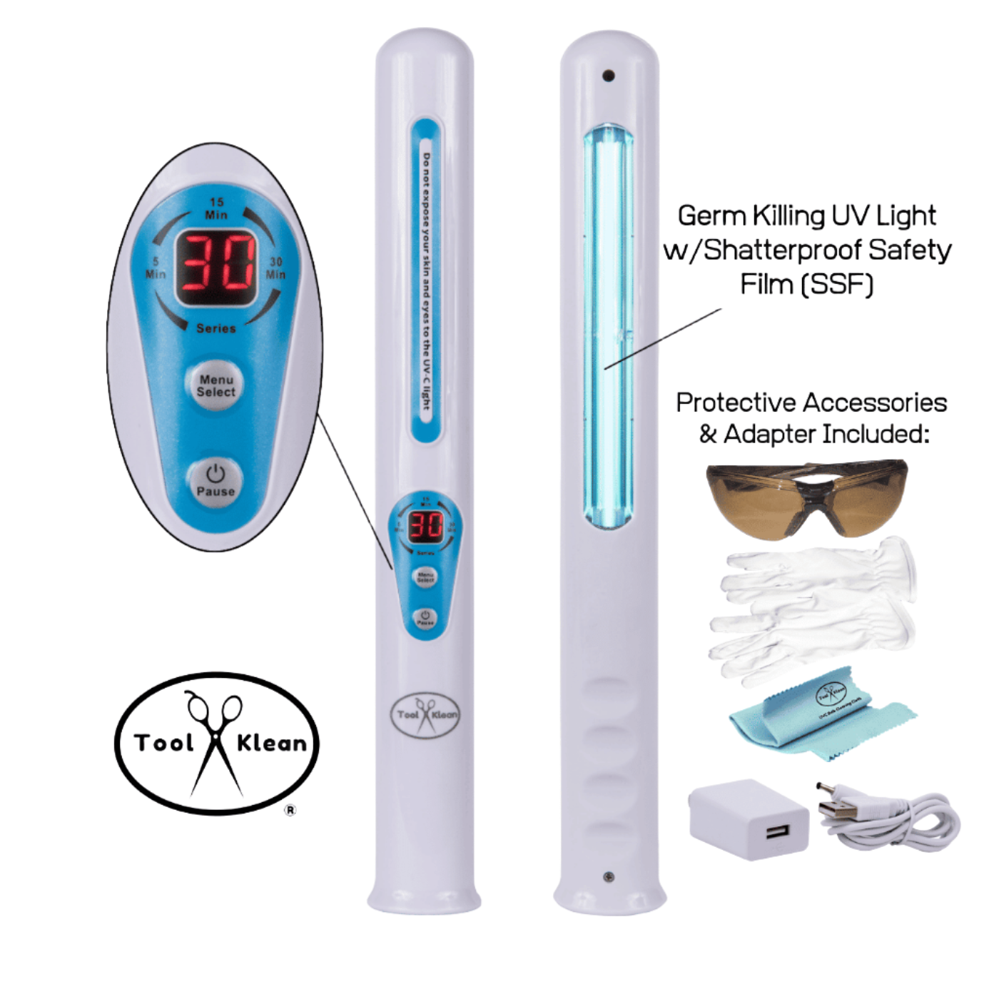 Anti-Microbial UVC Light Stik Appliance Sanitizer by Tool Klean