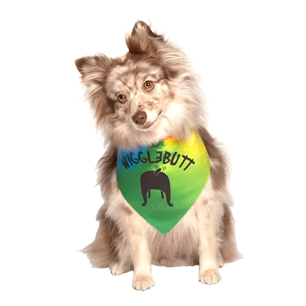 Wiggle Butt Dog Bandana by Dog Fashion Living