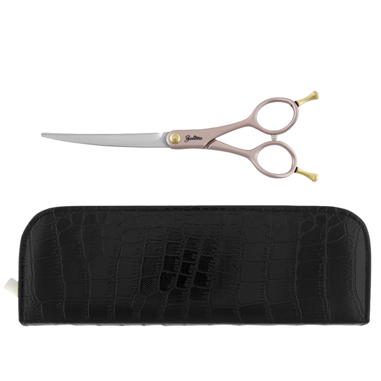 Colibri Curved Scissors Rosegold 6.25 by Zolitta