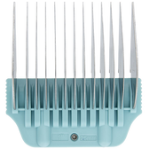 #E 1″ Aqua Wide Snap on Comb by PetStore.Direct