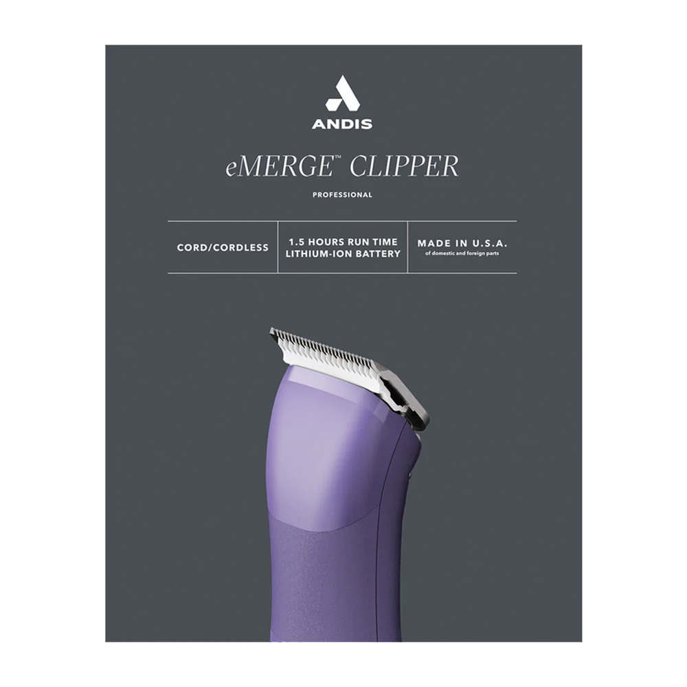 Emerge Clipper Purple by Andis