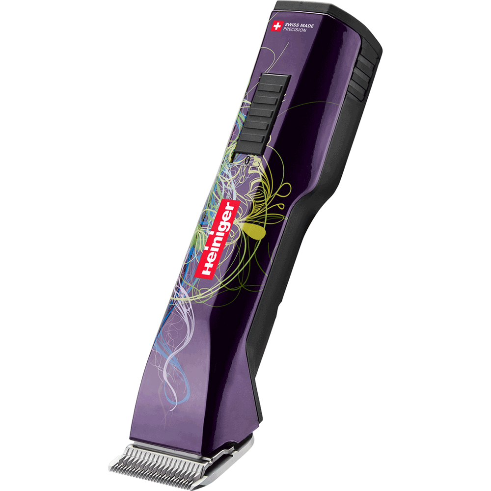 products heiniger cordless clipper saphir purple style right
