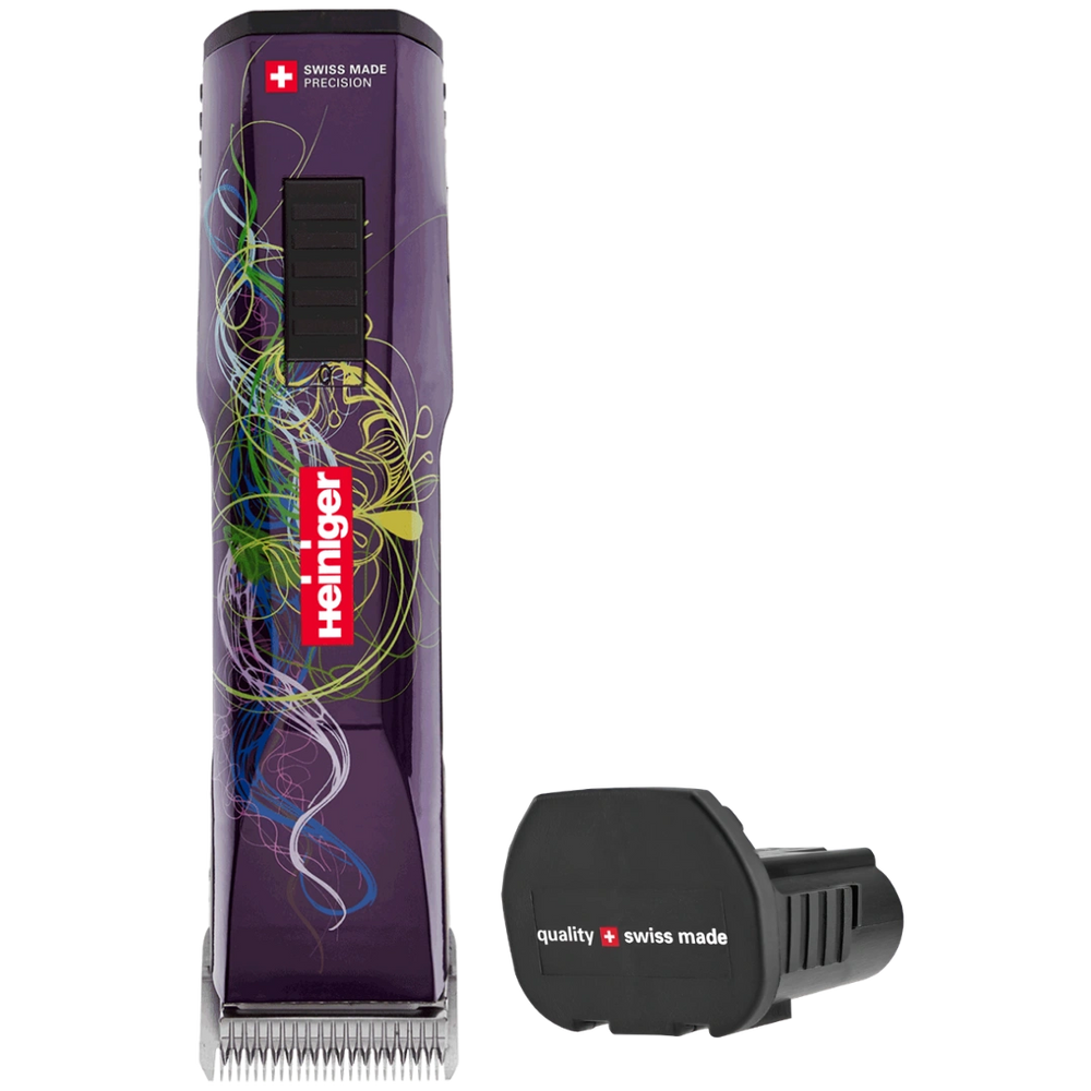 Purple Saphir Cordless Clipper One Battery by Heiniger