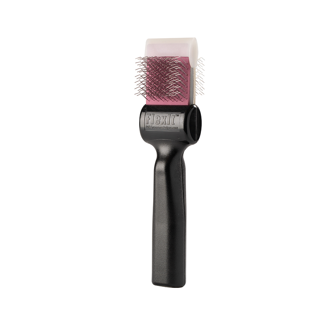 Purple/Silver Firm Flex Finishing Undercoating Combo Single Brush by FlexIt