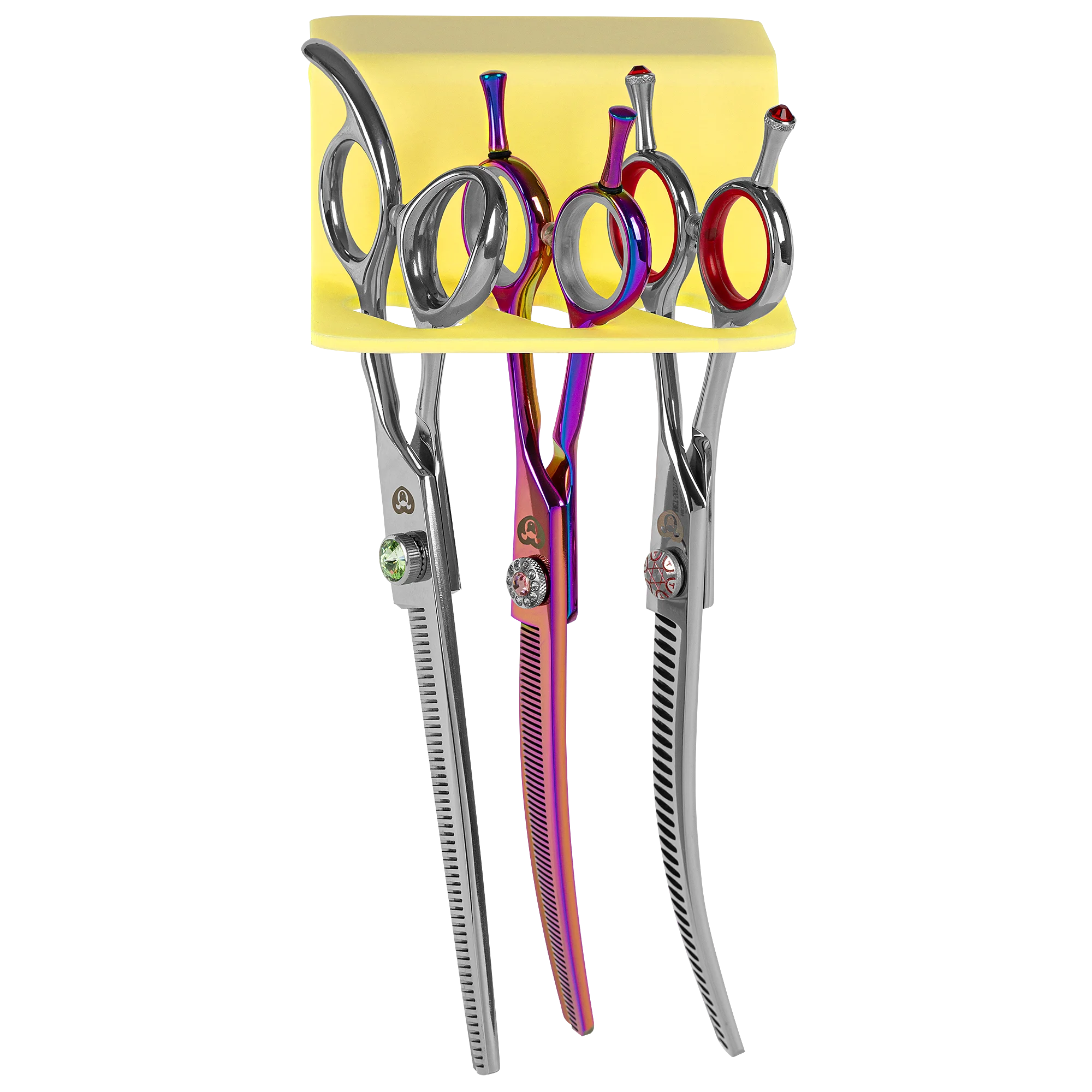 Secure Stick 3 Shear Holder Yellow by PetStore.Direct