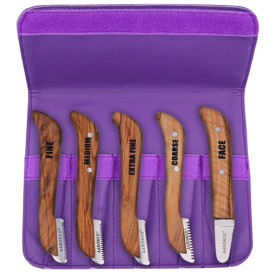 Set of 5 Right Handed Stripping Knife 723 by Aaronco