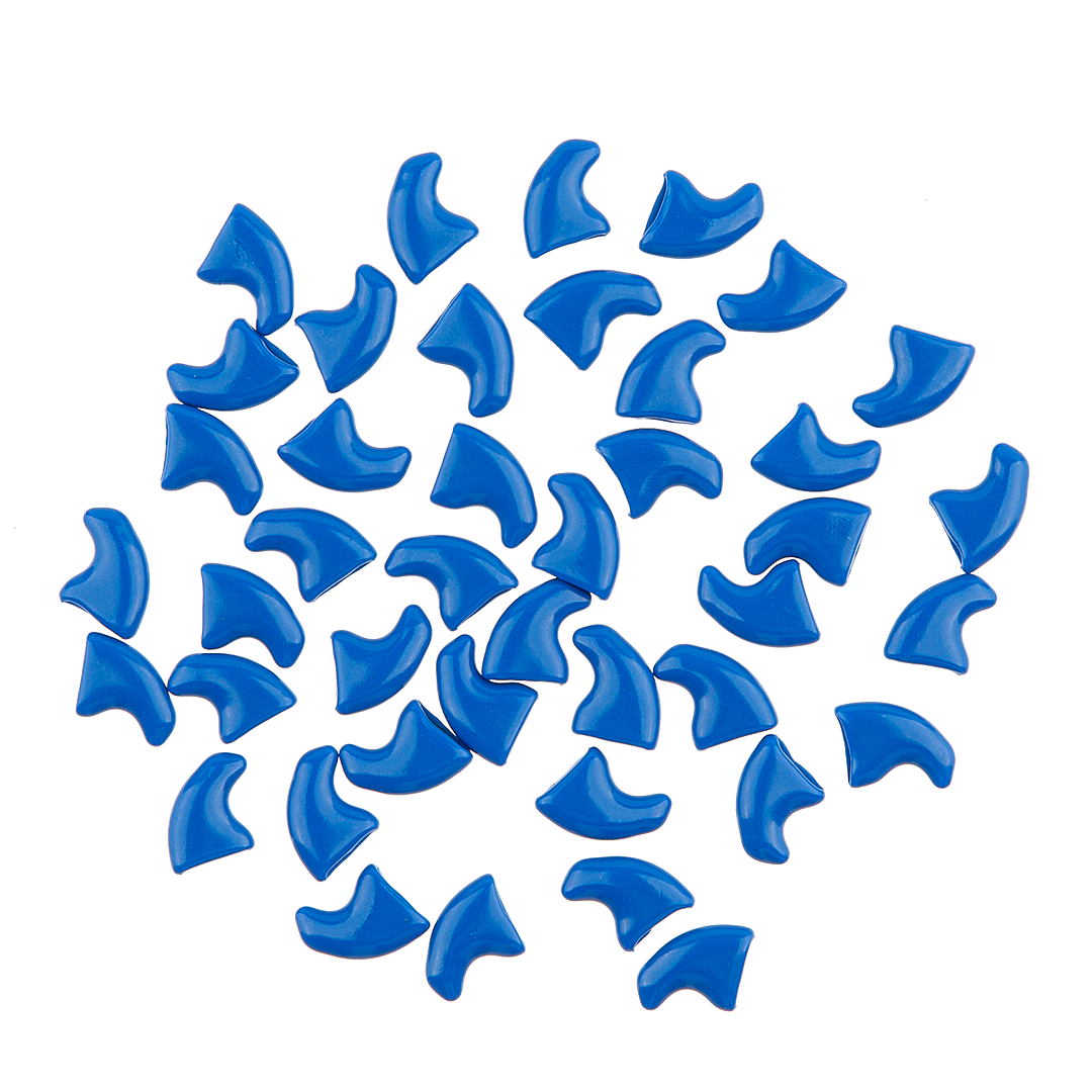 Blue Feline Large Nail Caps by Soft Claws