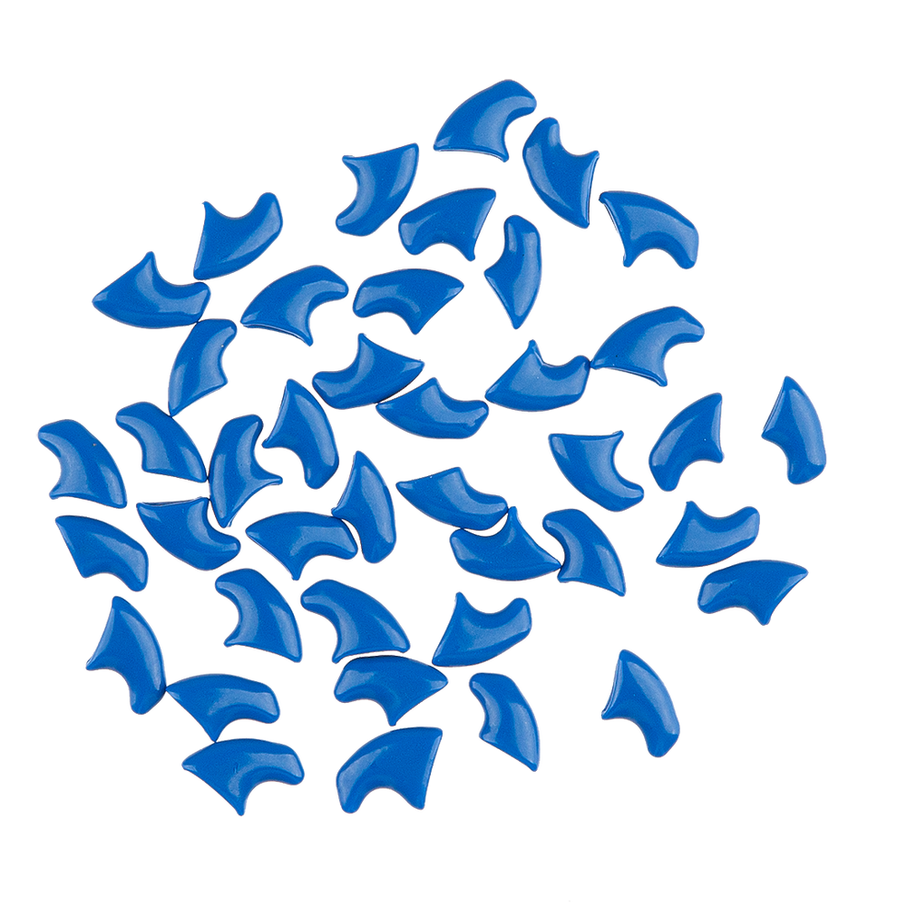 Blue Feline Medium Nail Caps by Soft Claws