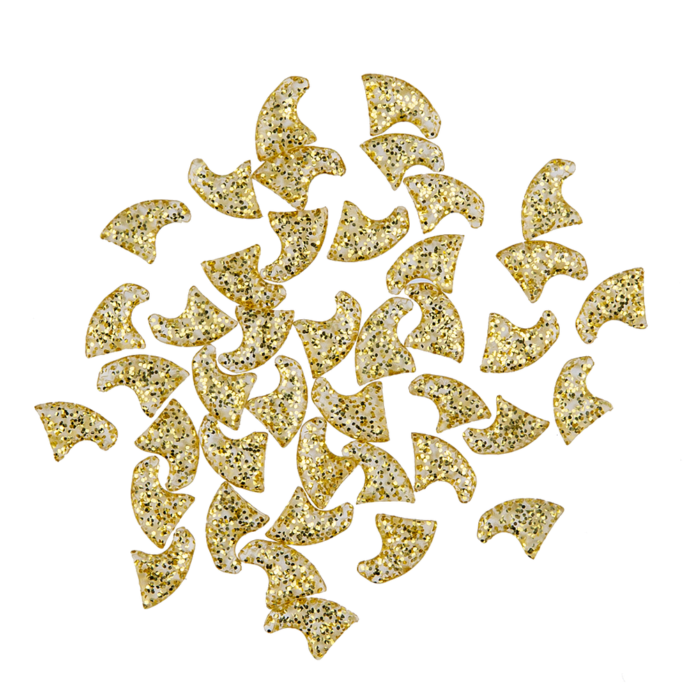 Gold Sparkle Feline Large Nail Caps by Soft Claws