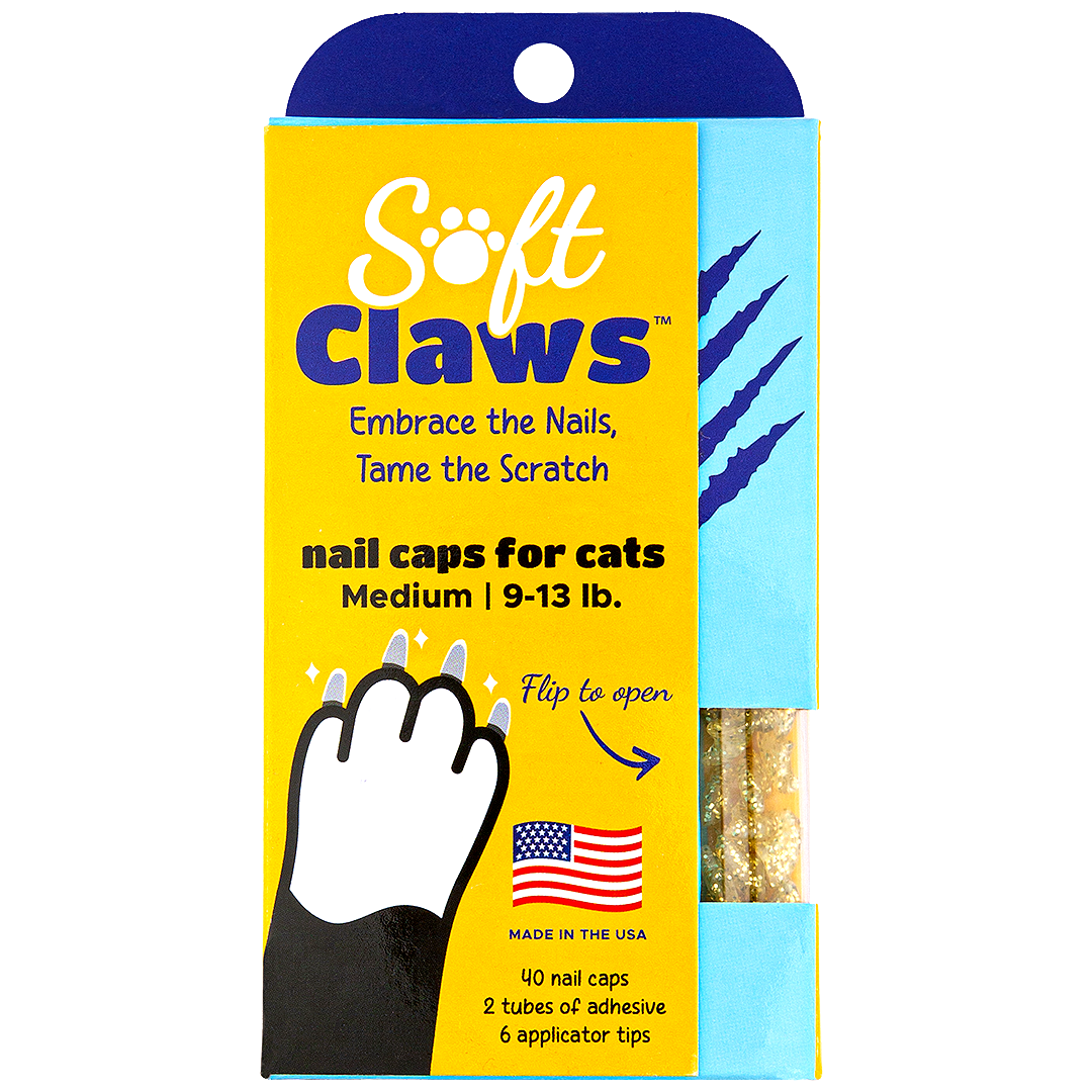 Gold Sparkle Feline Medium by Soft Claws
