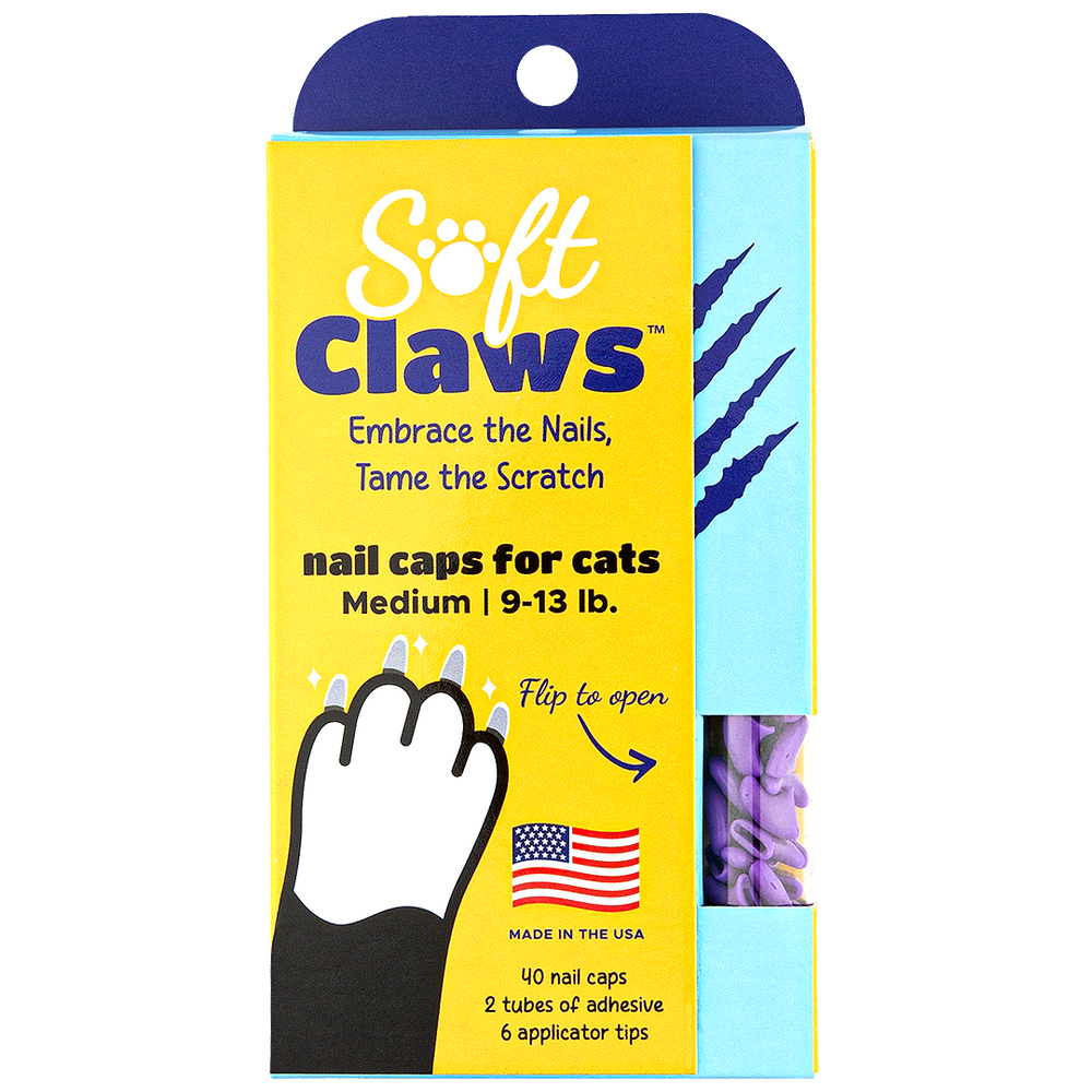 Purple Feline Medium by Soft Claws
