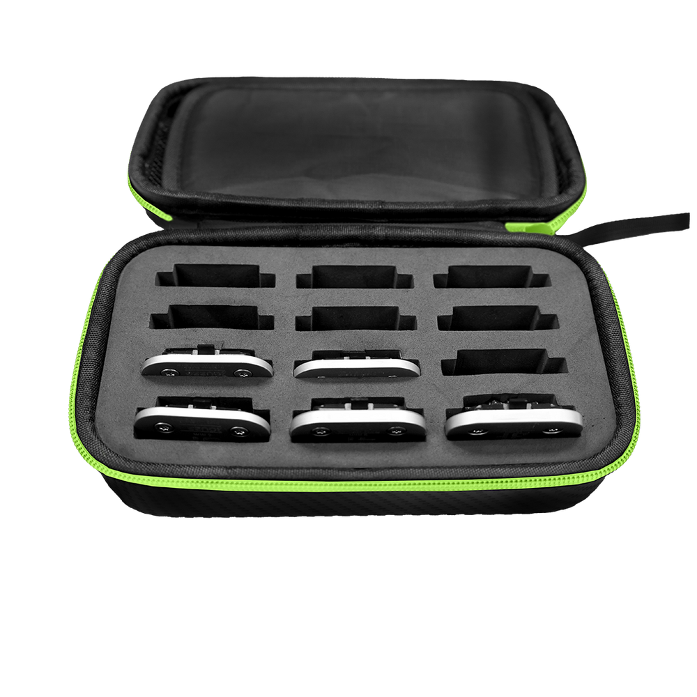 Blade Storage Case Green-Holds 12 Blades by Joyzze