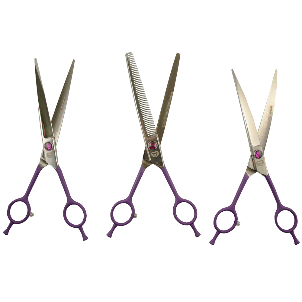 7.5" 3-Piece Student Shear Set by PetStore.Direct