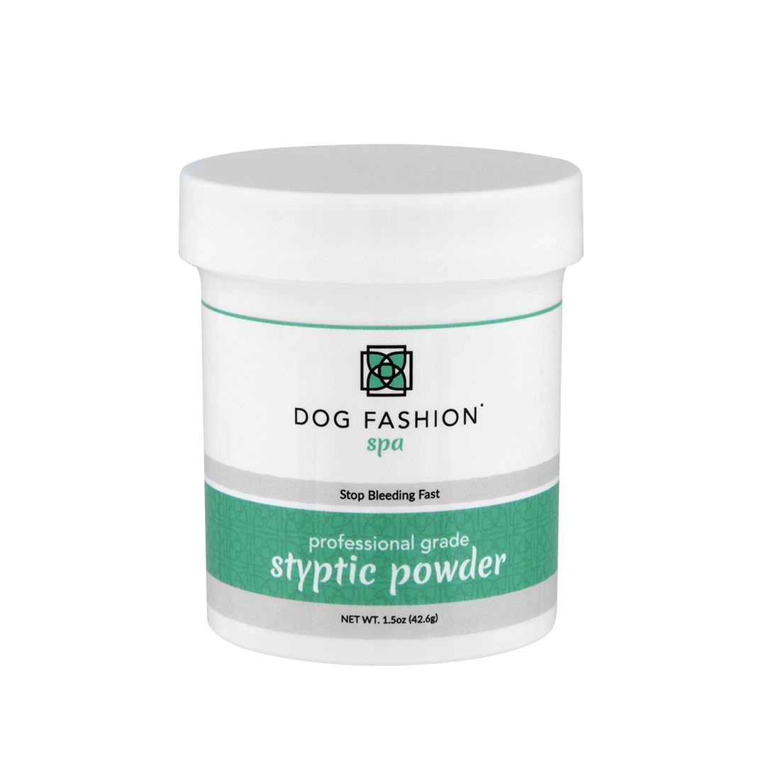 Dog Fashion Spa Styptic Powder with Purple Holder