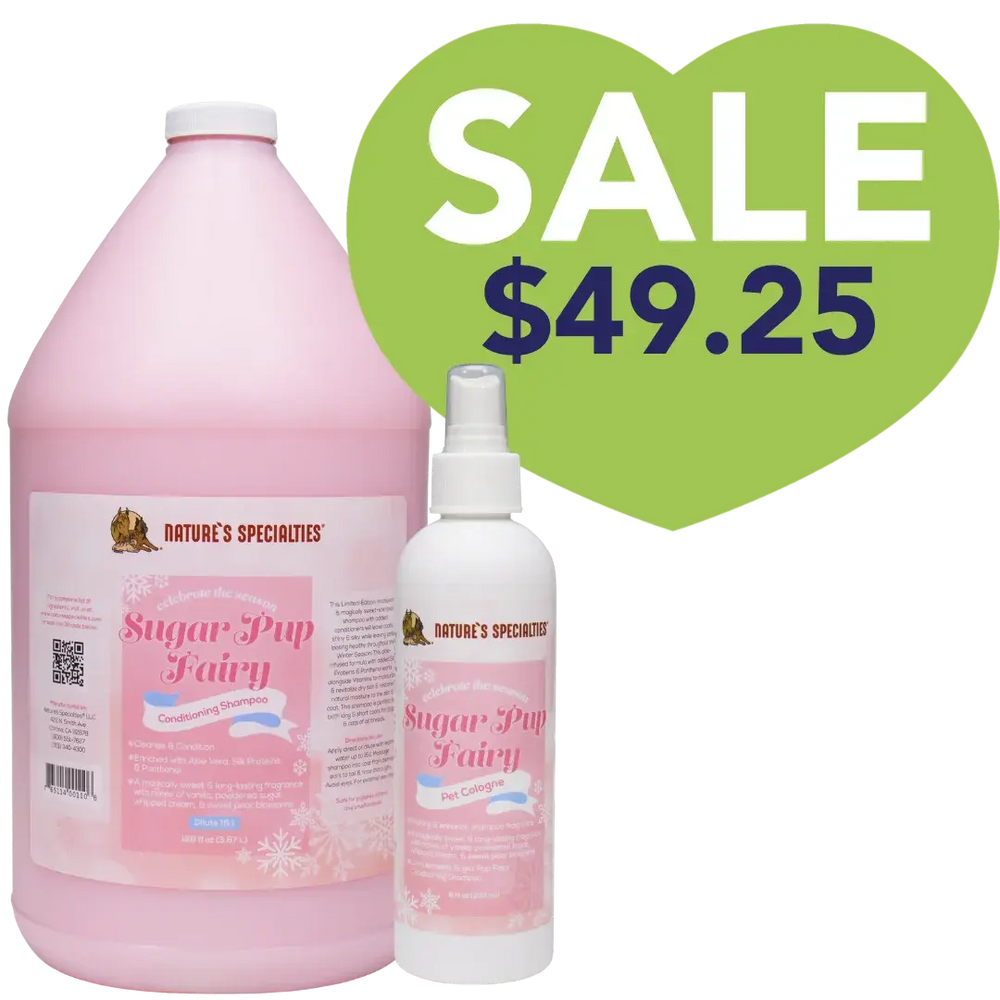 Sugar Pup Fairy Conditioning Shampoo Gallon and 8oz Cologne by Nature's Specialties