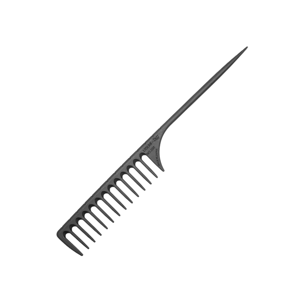 10" Rat Tail Comb #296 Black by Utsumi