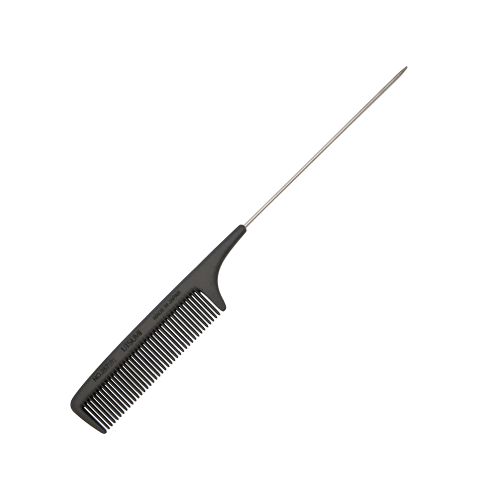 10" Rat Tail Comb #257B Black by Utsumi
