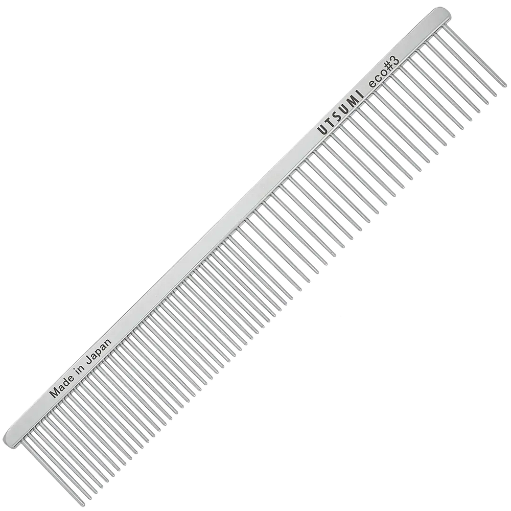 7.5" ECO #3 Comb Silver by Utsumi