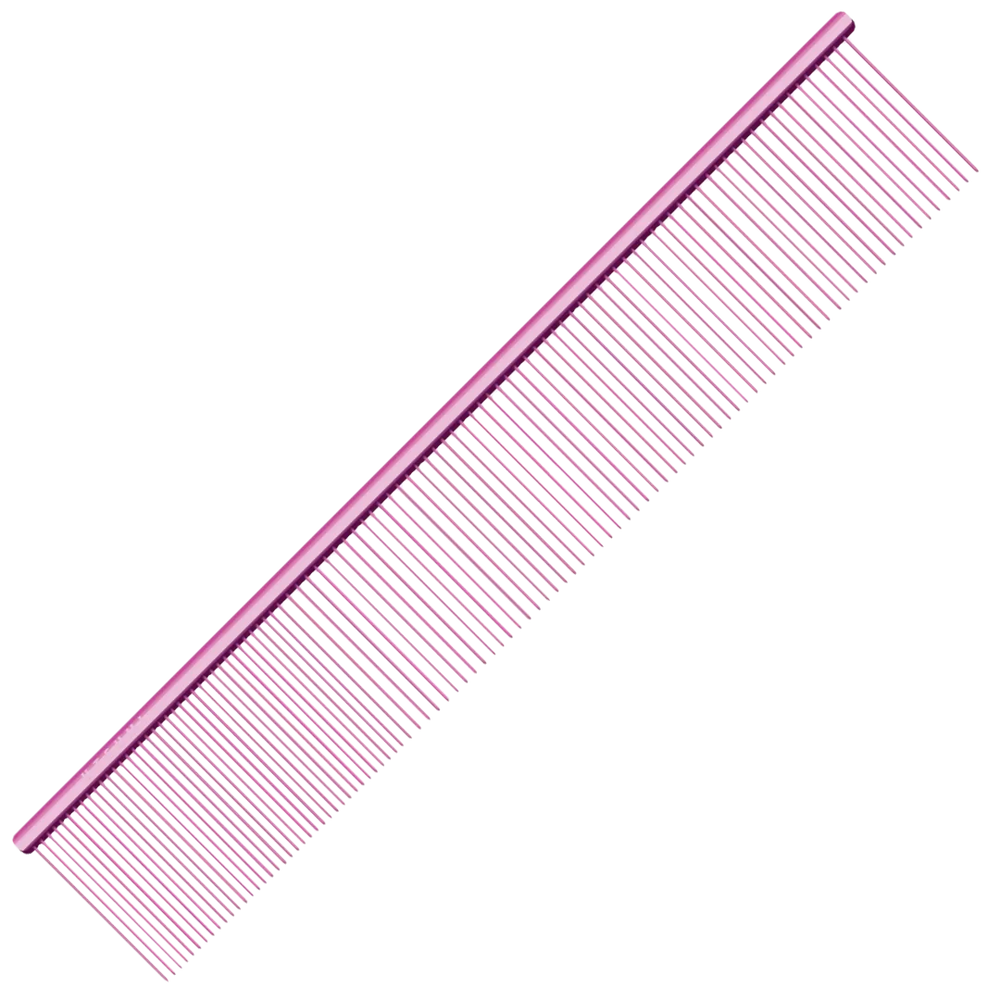9" Wide Quarter Comb Pink by Utsumi