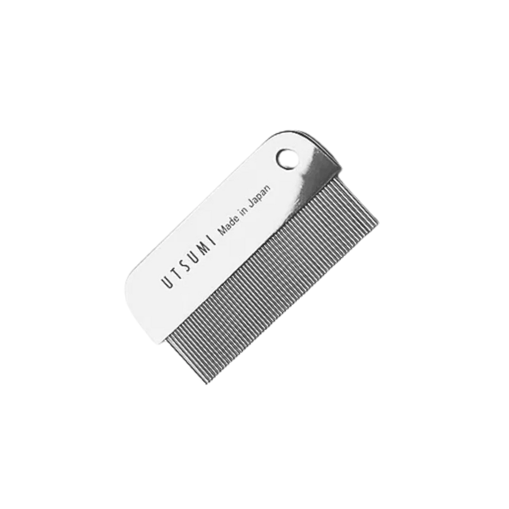 2.6" Face Comb Silver by Utsumi