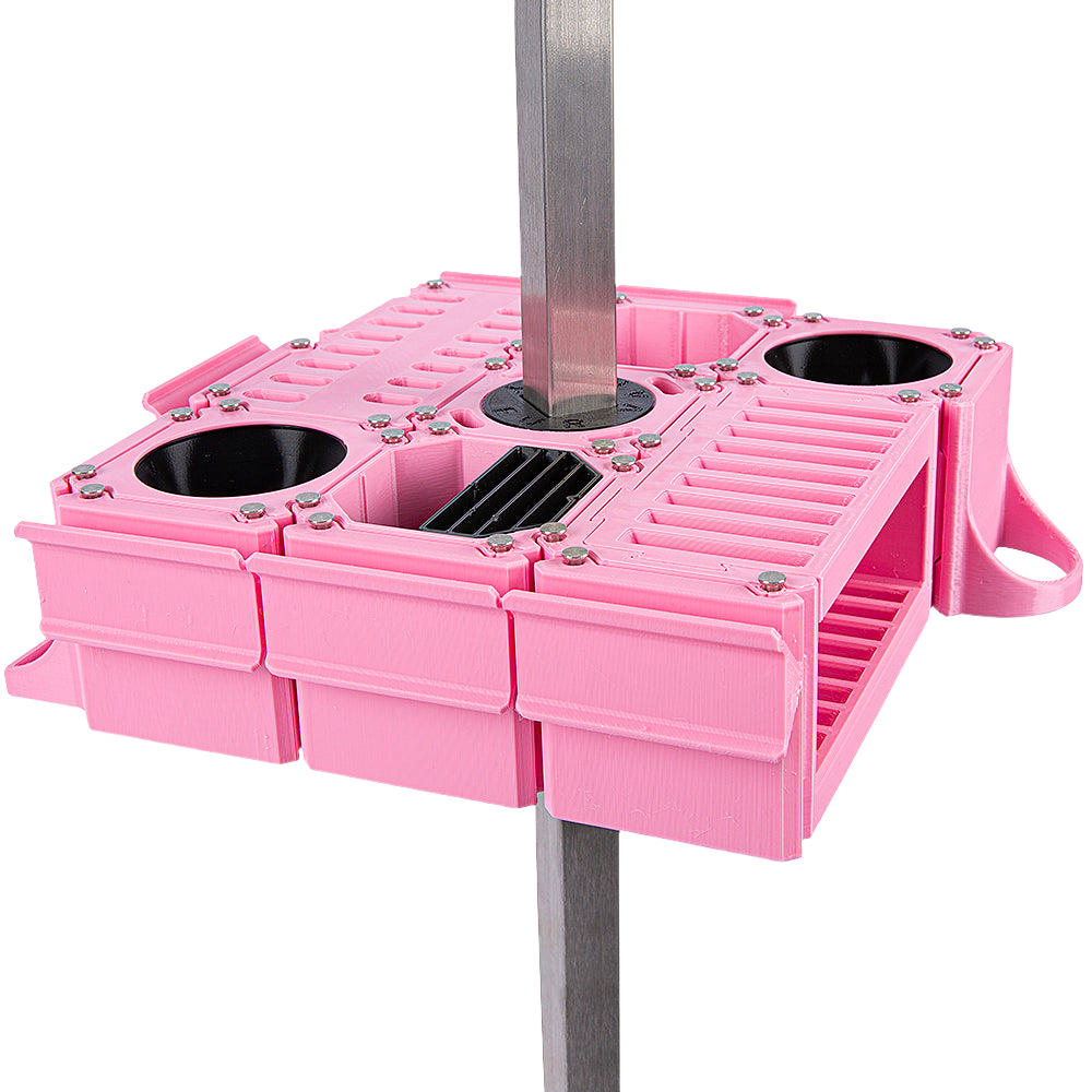 Custom Cube Tool Caddy Light Pink by Vanity Fur