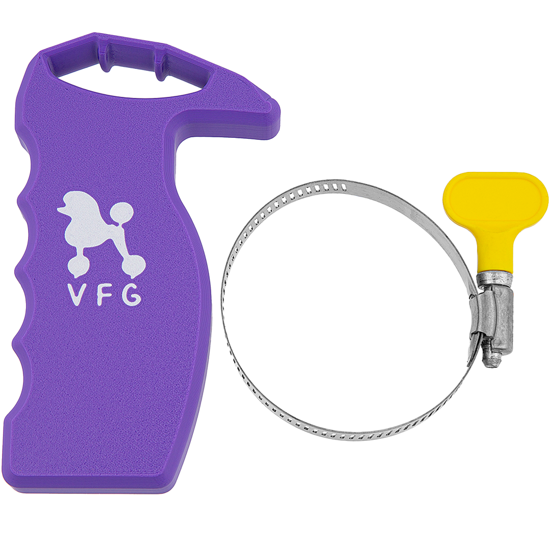 Furm Grip Dryer Handle Purple by Vanity Fur