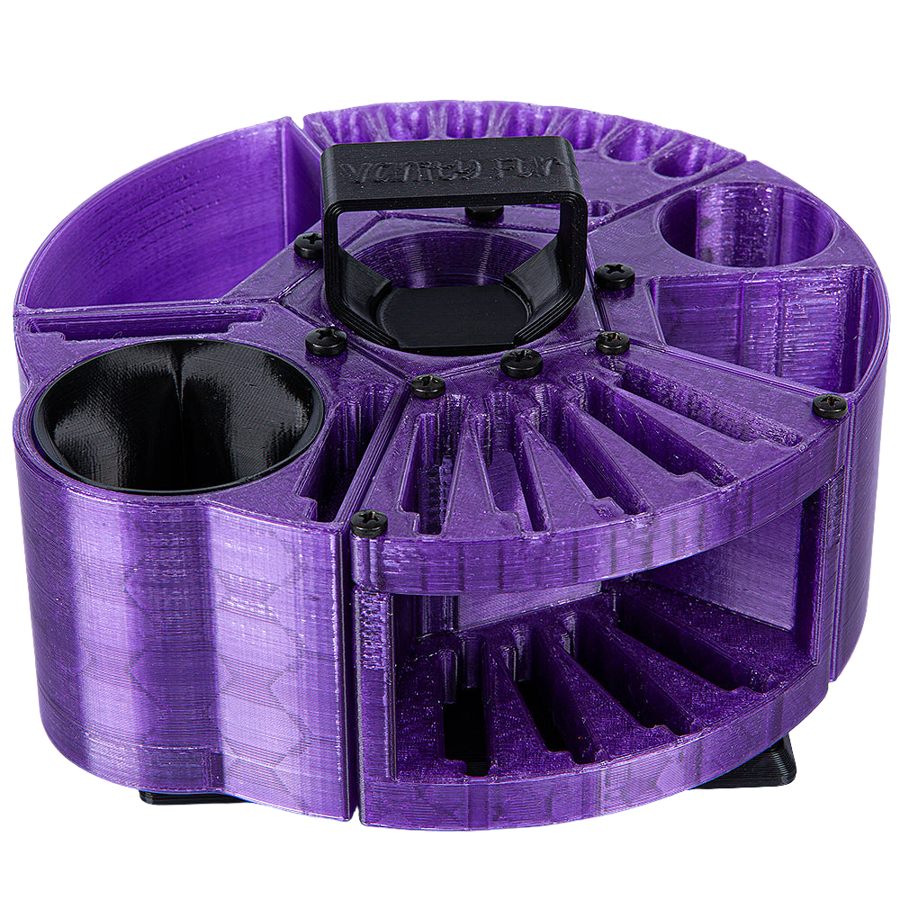 Houndabout Round Tool Caddy Jolly Purple by Vanity Fur