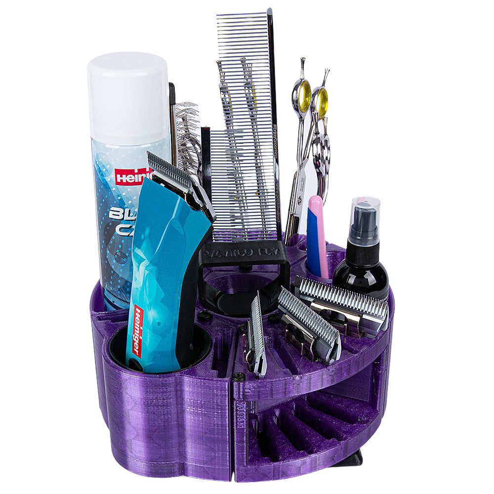 Houndabout Round Tool Caddy Jolly Purple by Vanity Fur