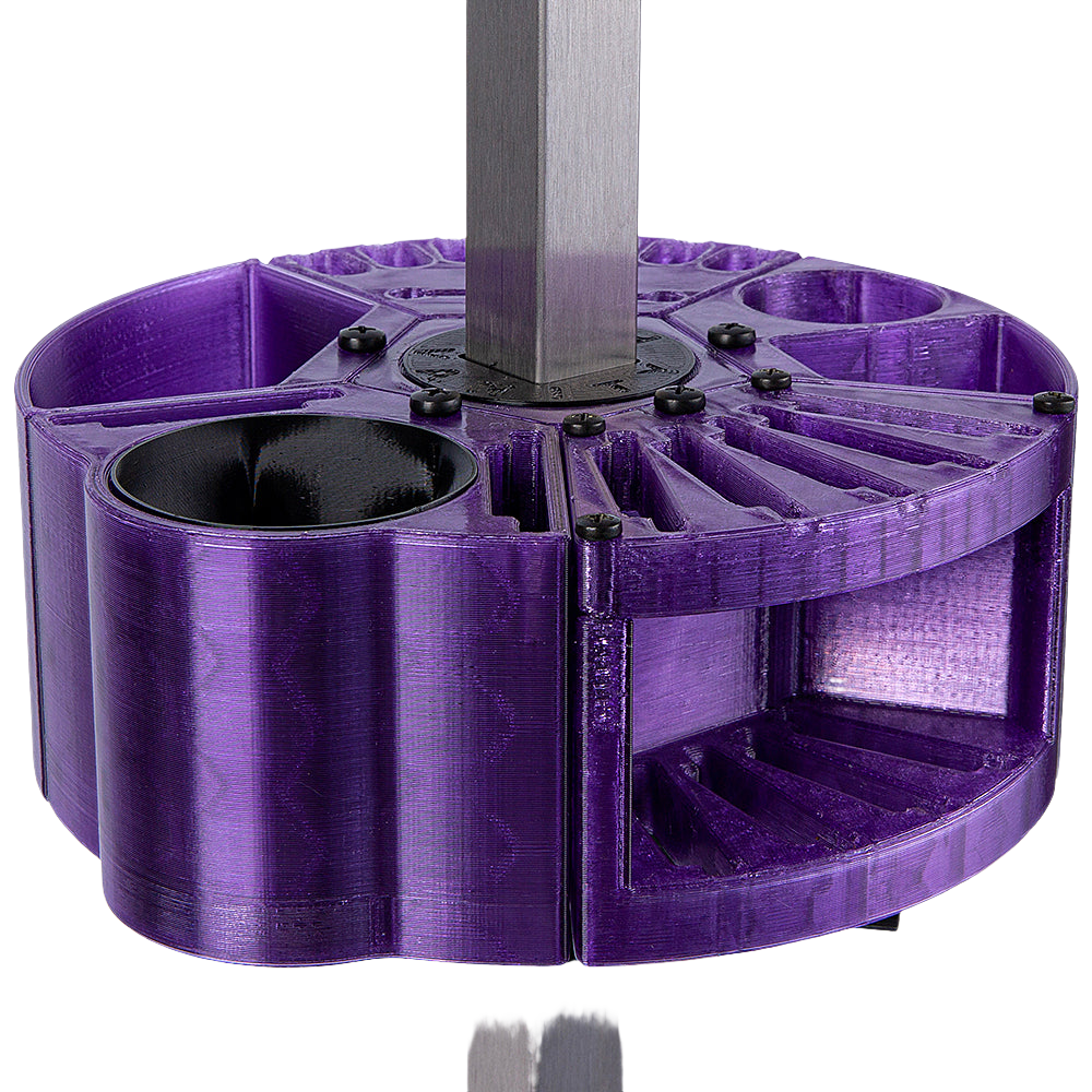 Houndabout Round Tool Caddy Jolly Purple by Vanity Fur