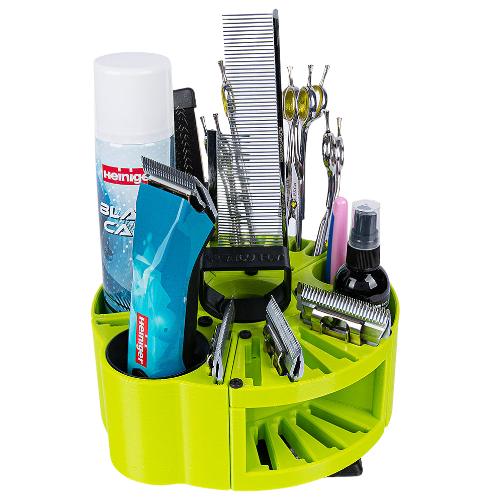 Houndabout Round Tool Caddy Lime Green by Vanity Fur