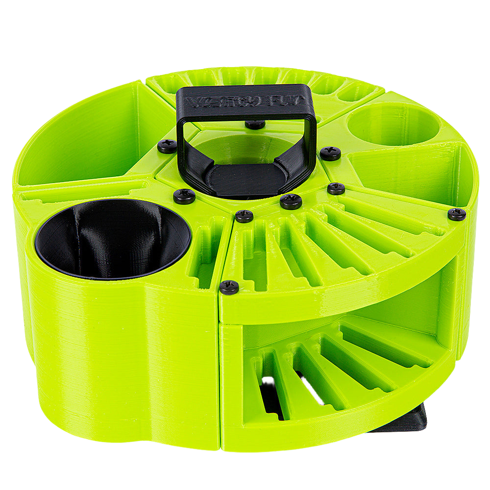 Houndabout Round Tool Caddy Lime Green by Vanity Fur