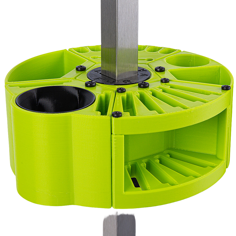 Houndabout Round Tool Caddy Lime Green by Vanity Fur