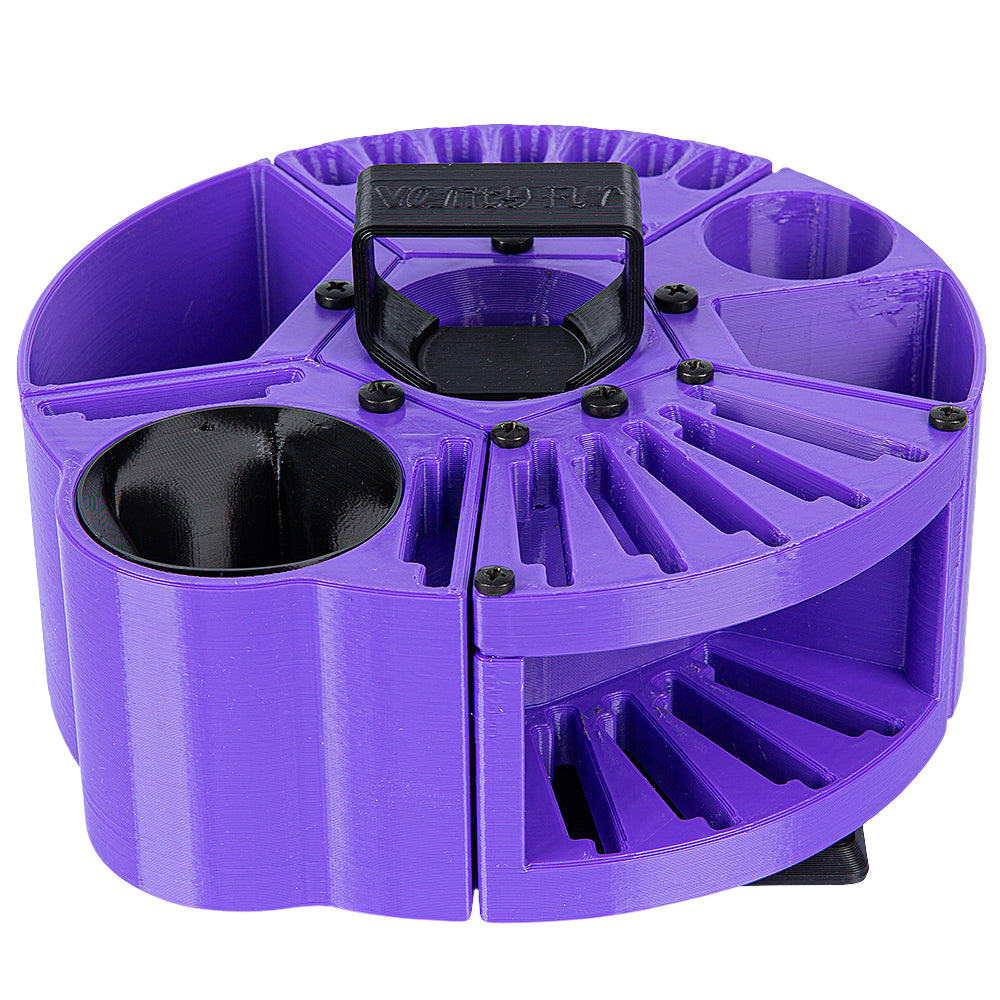 Houndabout Round Tool Caddy Purple by Vanity Fur