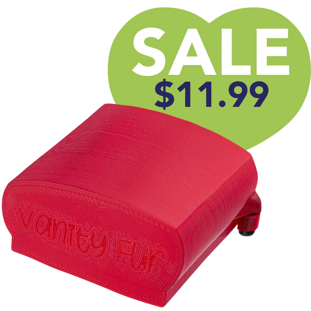 Large Brush Cover Jolly Red by Vanity Fur