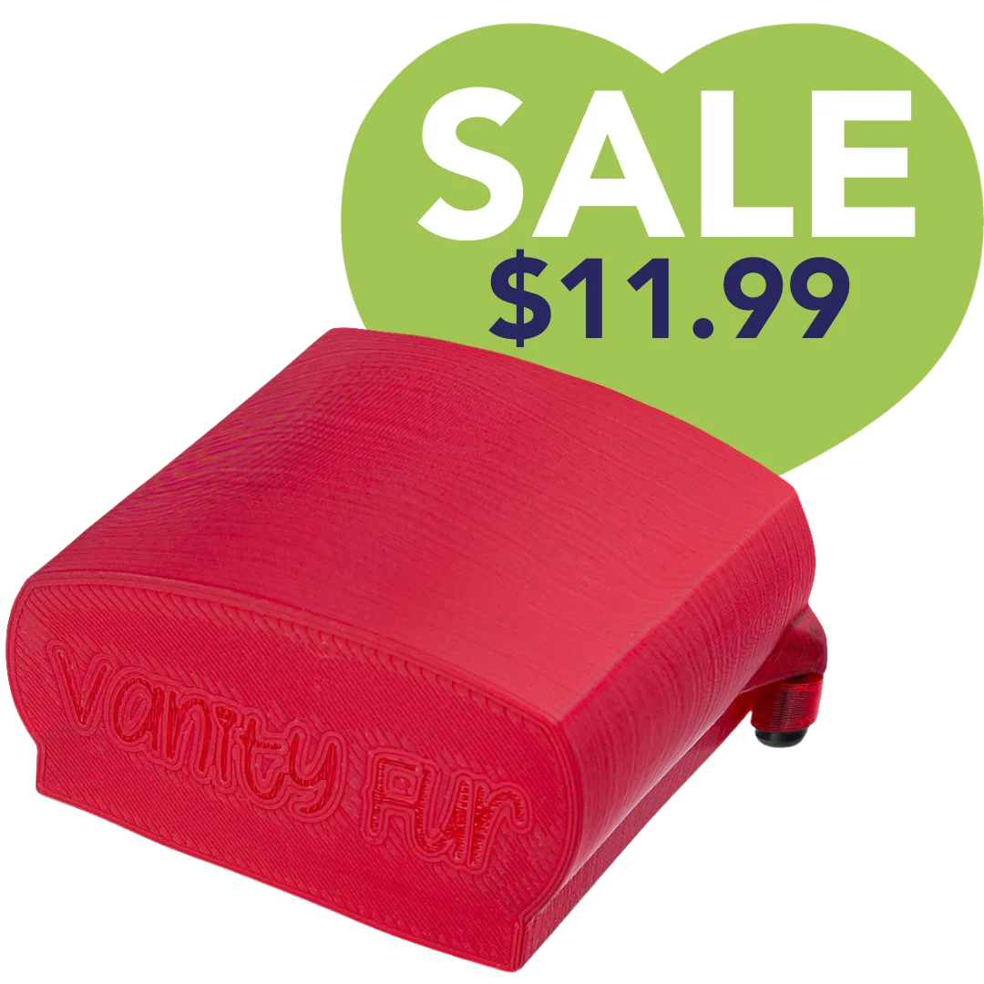 Large Brush Cover Jolly Red by Vanity Fur