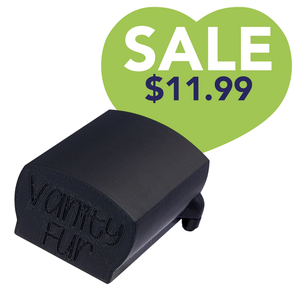 Medium Brush Cover Black by Vanity Fur
