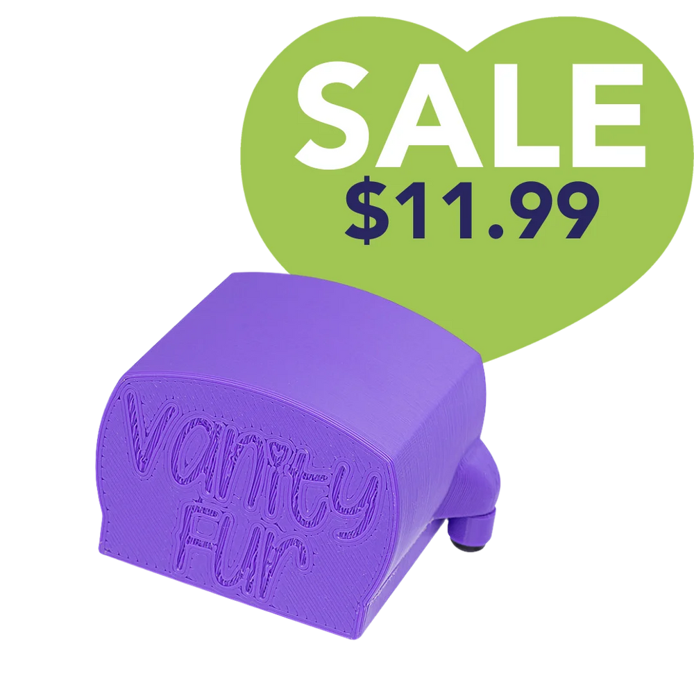 Small Brush Cover Purple by Vanity Fur