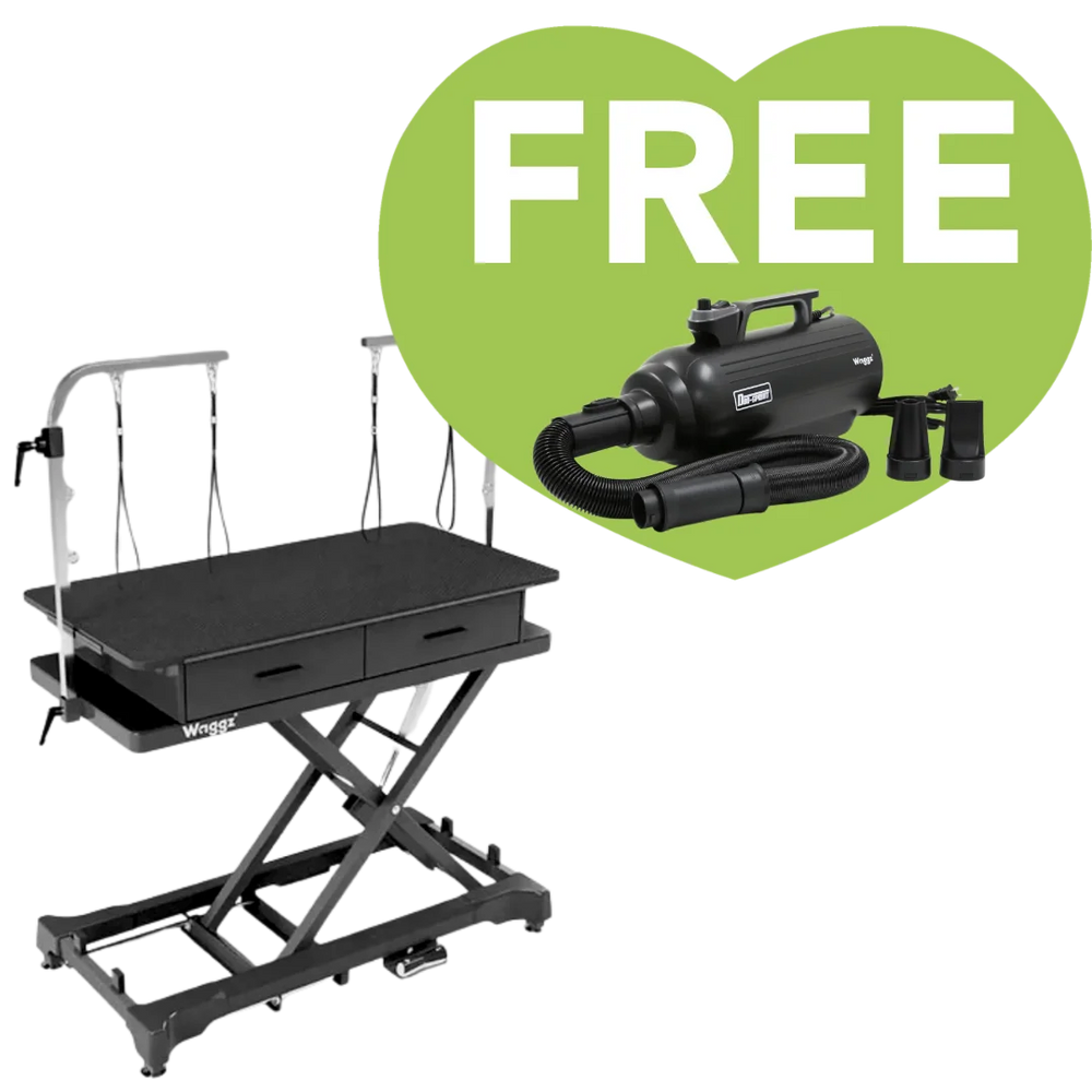 waggz-dog-grooming-908-electric-table-with-drawer-black