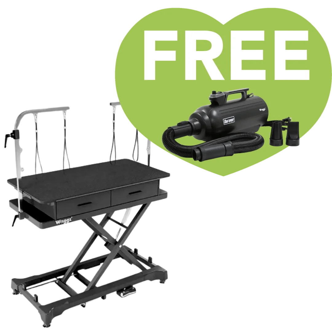 waggz-dog-grooming-908-electric-table-with-drawer-black