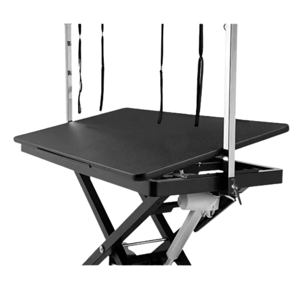 52" Dog Grooming 999 Electric Table without Drawer Black by Waggz