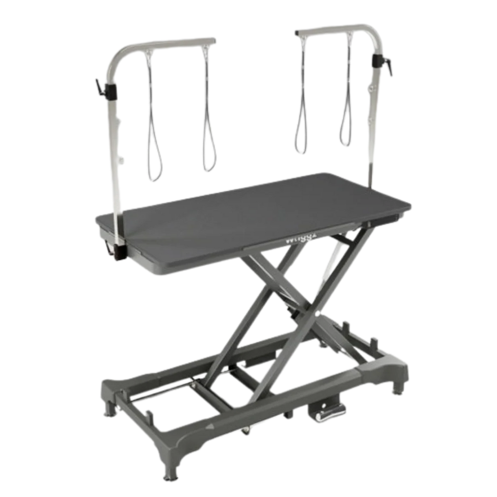 52" Dog Grooming 999 Electric Table without Drawer Black by Waggz