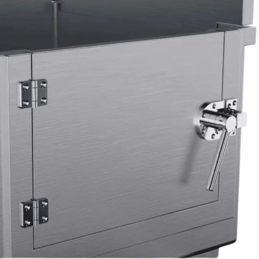 Dog Grooming Stational Tub with Lift-up Door Silver by Waggz