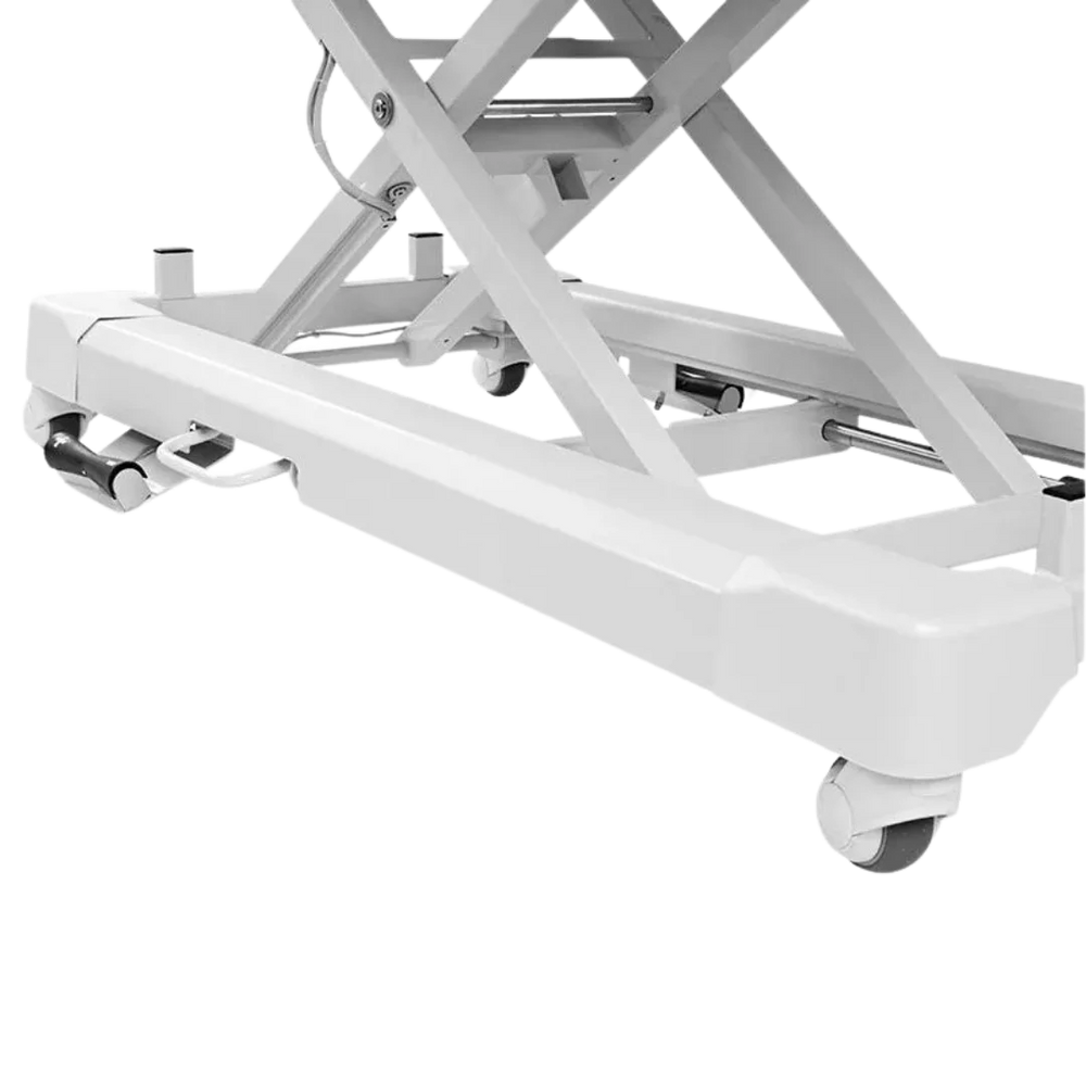 50" Dog Grooming LED Electric Table with Drawer and Caster White by Waggz