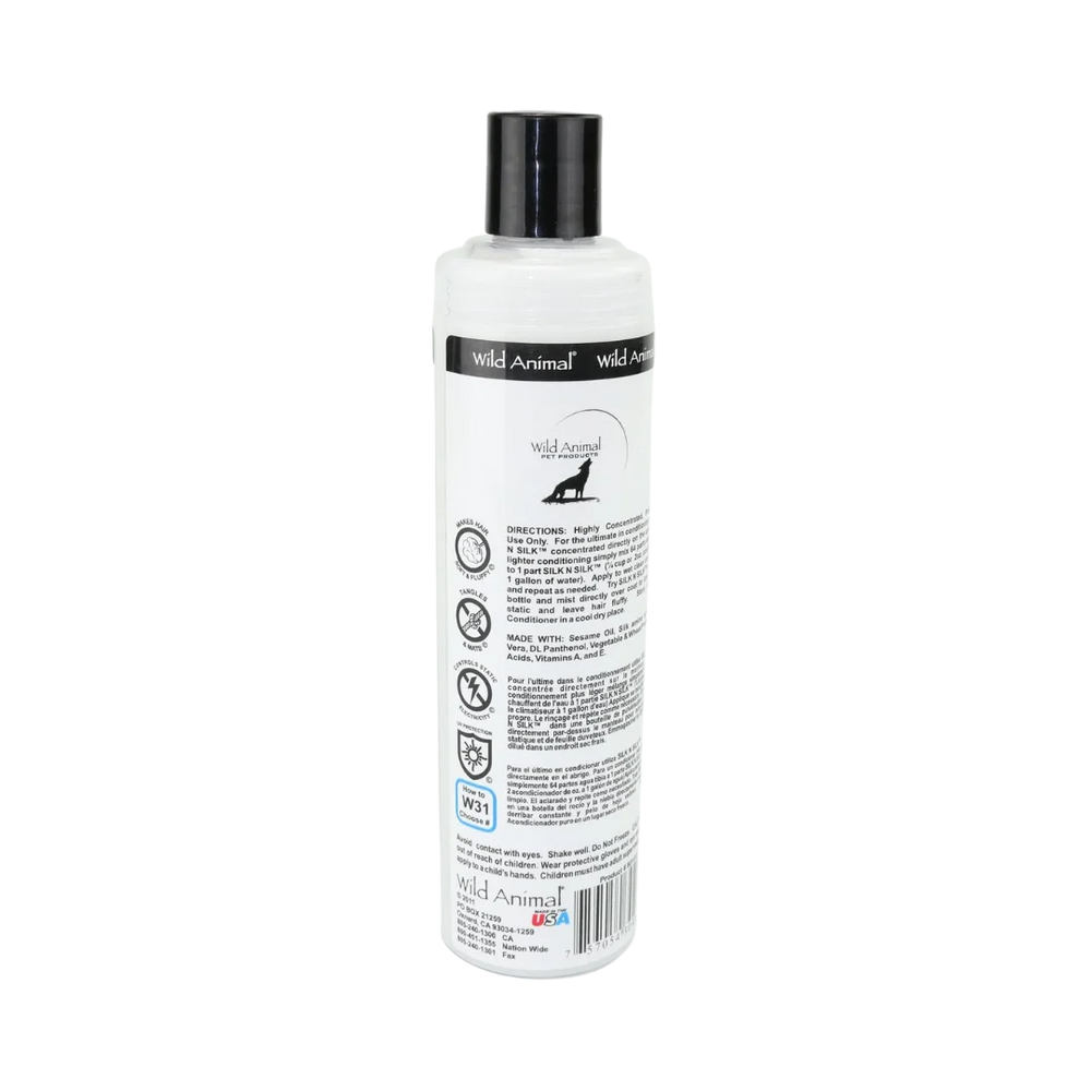 Silk-N-Silk Conditioner 64:1 11oz by Wild Animal